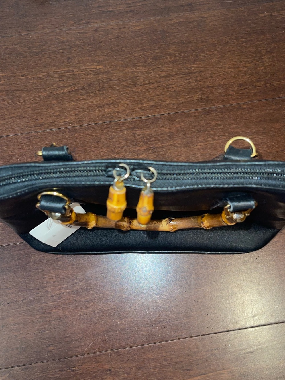 Gucci black bag with bamboo handles - Picture 16 of 16
